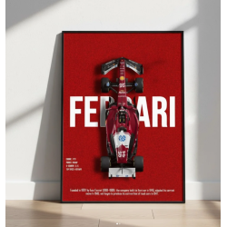 Ferrari Formula 1 Kanvas Tablo
